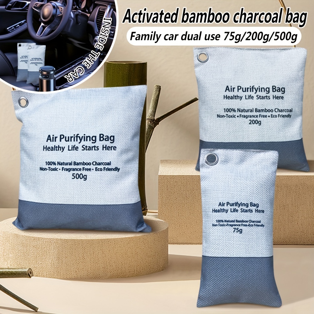 New Natural Aroma Sachet, Wardrobe Dehumidifying Charcoal Bag, For Car,  Bathroom, Kitchen, Shoe Cabinet, Ship, Bedroom, Air Cleaner And Air Purifier
