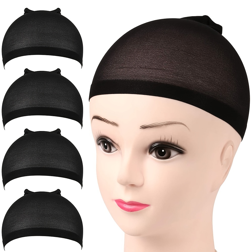 4pcs Stretchable Wig Net Cap