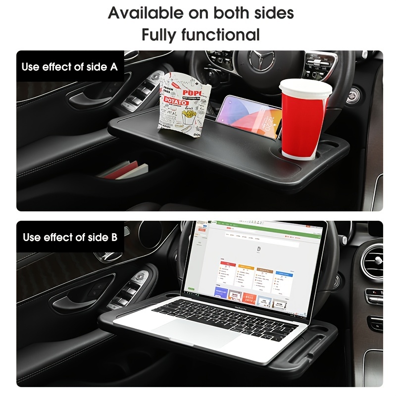 Portable Car Steering Wheel Dining Table Holder Car Laptop - Temu