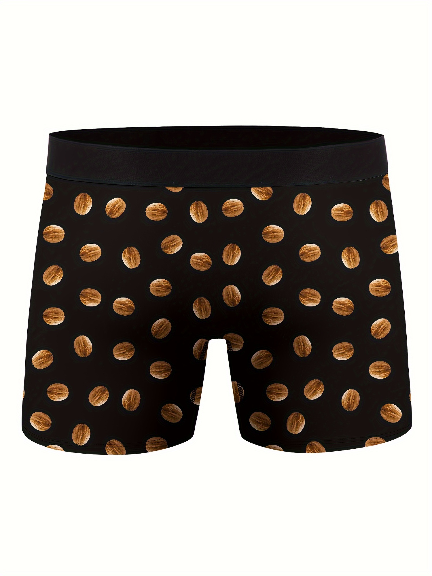 Contain Nuts Print Men's Novelty Funny Underwear Breathable - Temu