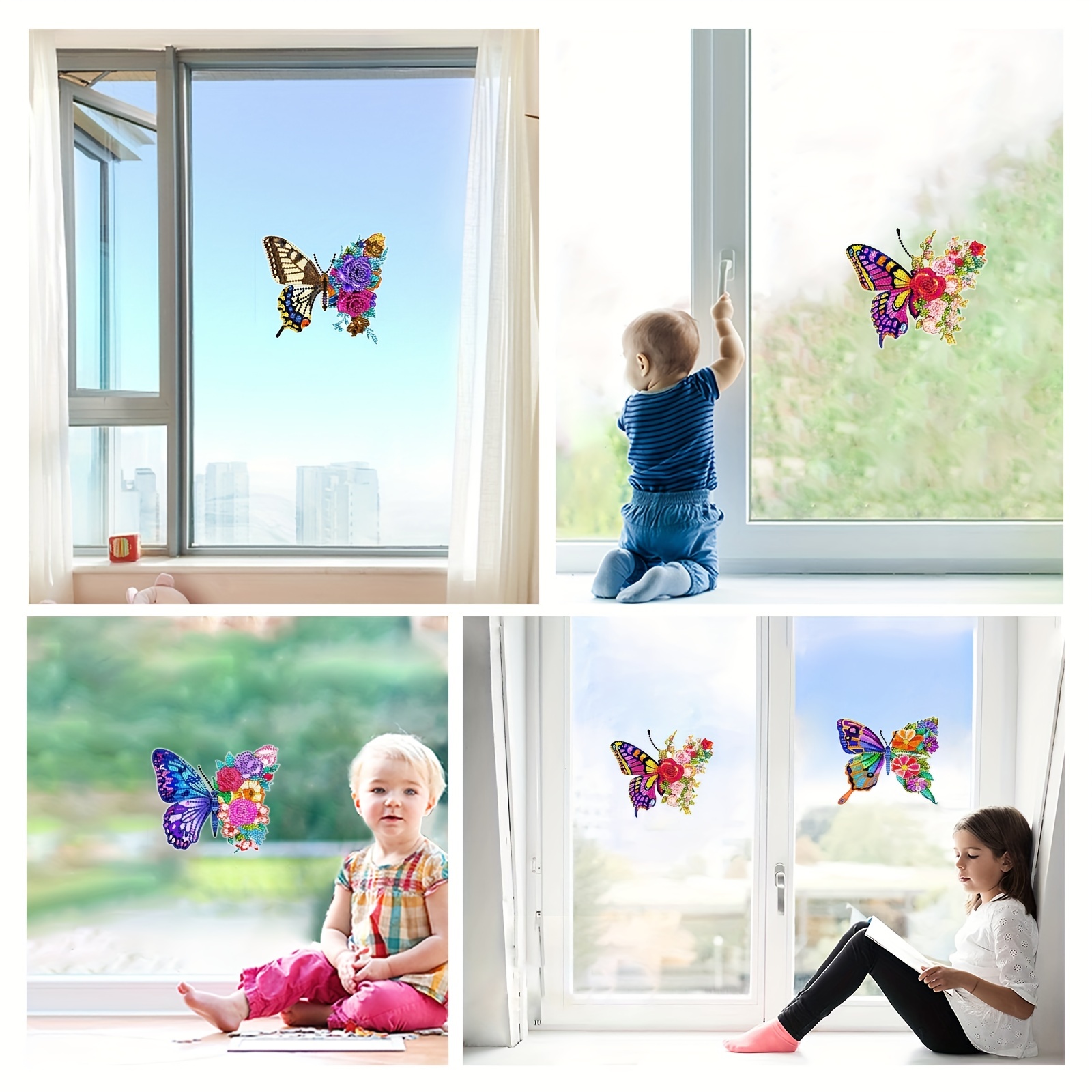 Arts and Crafts for Kids Ages 8-12 & 6-8, Window Suncatcher