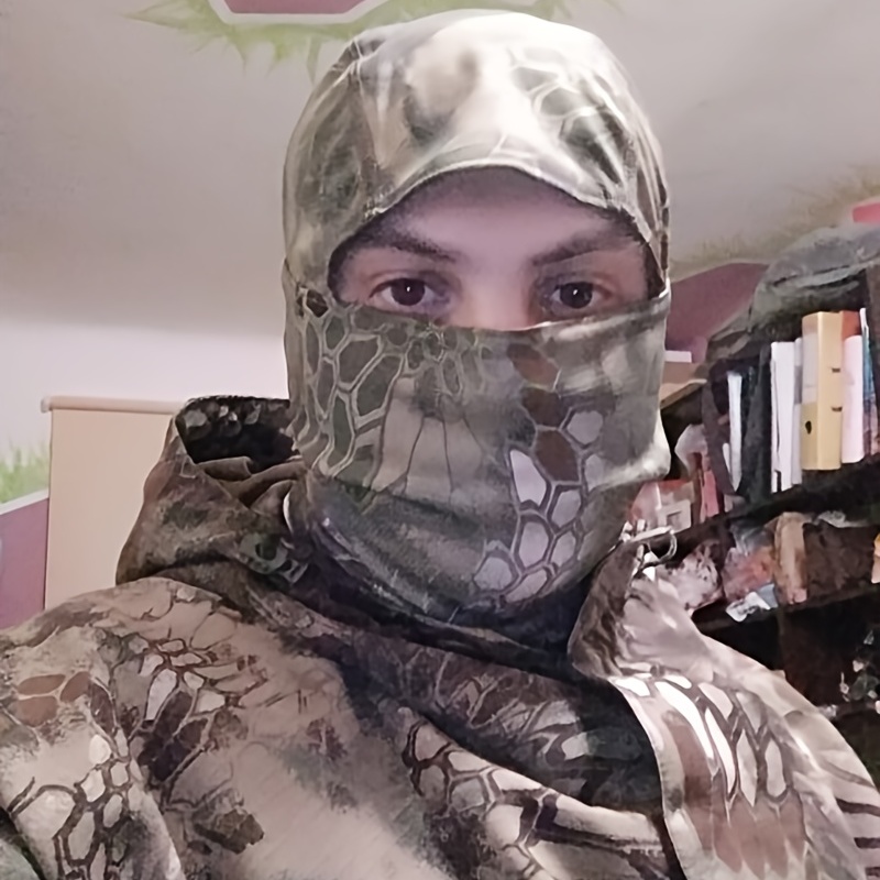 Wtactful Camouflage Balaclava Face Mask Uv Protection - Temu Canada