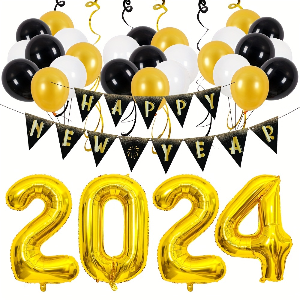  2024 Balloons Rose Gold 40inch 2024 Balloon Numbers for New  Year Eve Party Supplies 2024 Graduation Decorations : Home & Kitchen