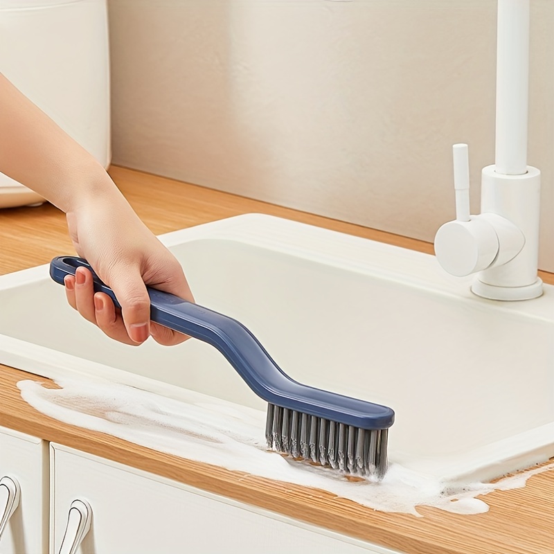 Two-in-one Portable Household Multi-functional Cleaning Brush Kitchen  Bathroom Floor Seam Cleaning Brush With Tweezers, Plastic Cleaning Brush  Durable - Temu