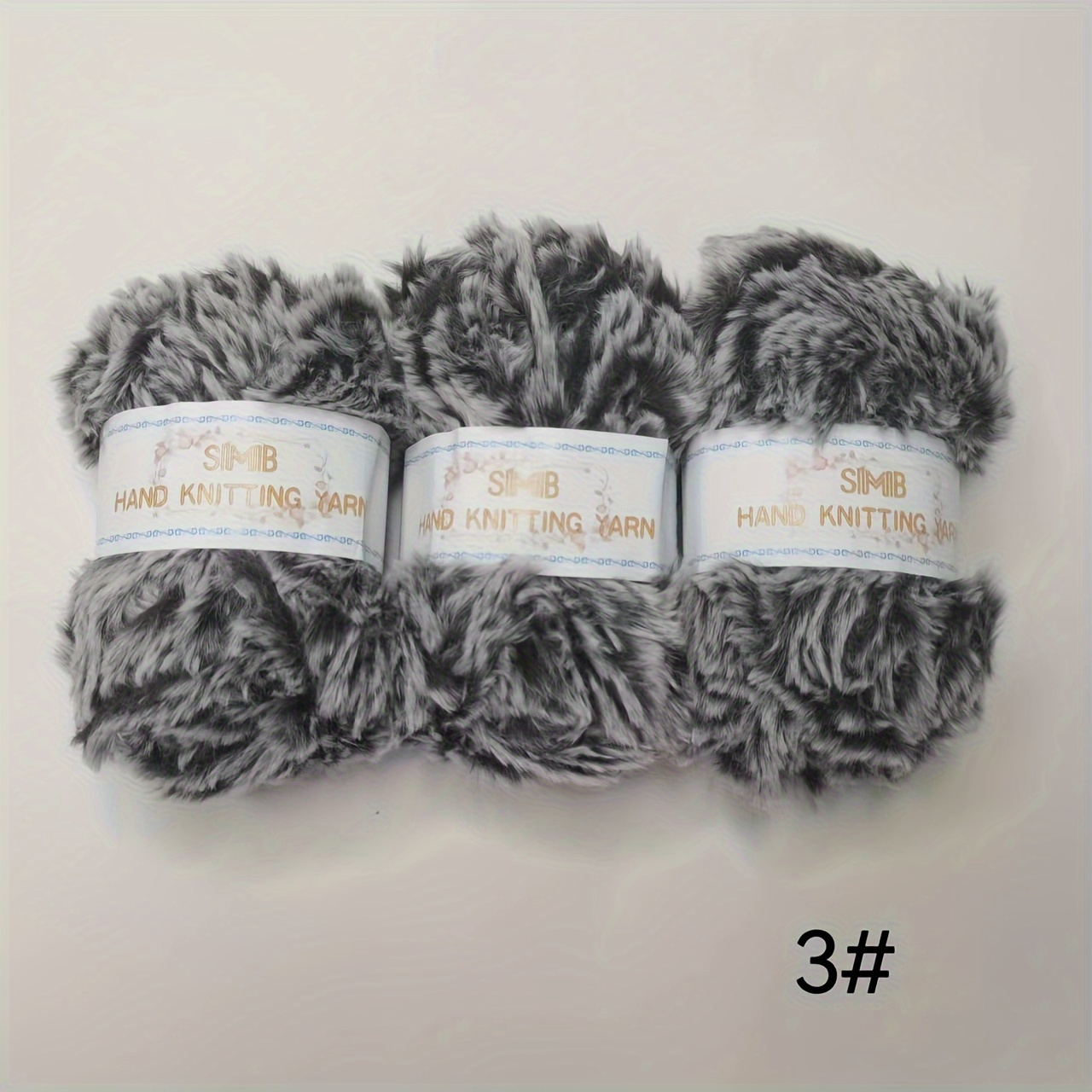 3 Soft Fur Yarn Chunky Fluffy Faux Fur Yarn Eyelash Yarn For Crocheting And Knitting  Clothes Hats Scarves And More 150g - Arts, Crafts & Sewing - Temu Canada