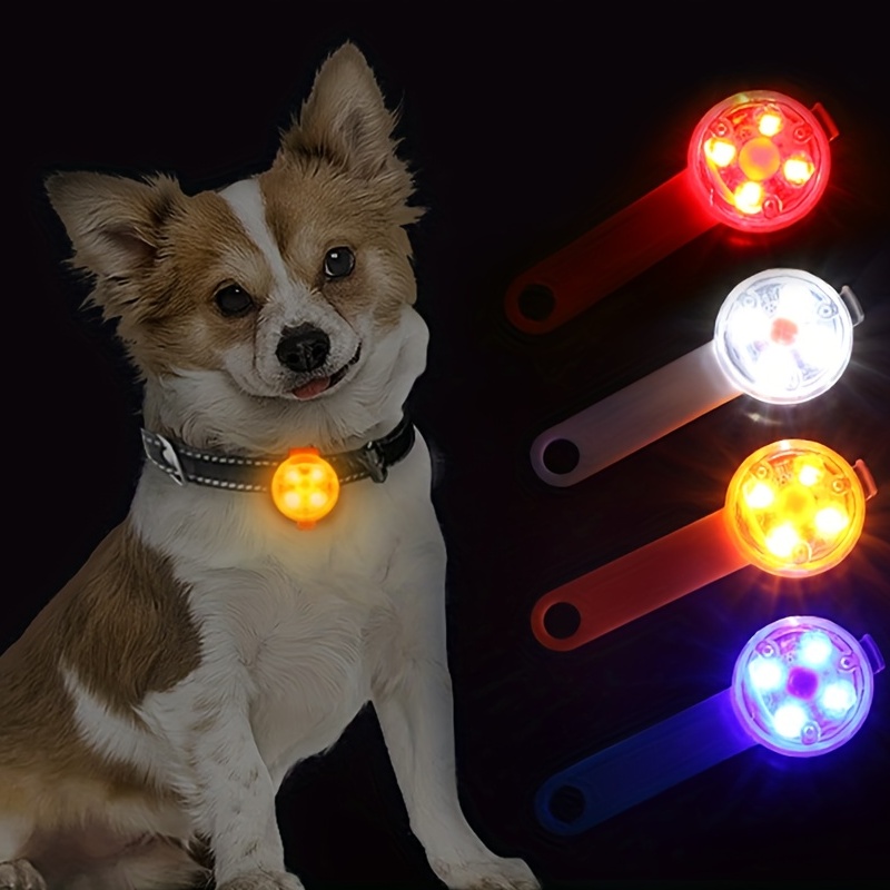 Collar LED para perro, recargable RGB que cambia de color, luces  impermeables para perros que hacen que la mascota sea visible y segura para  caminar