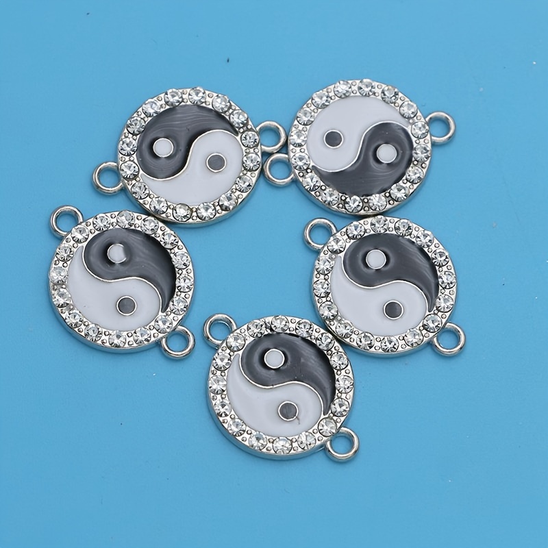 5pcs Heart Enamel Charm For Jewelry Making DIY Pendants For Necklace  Earring Jewelry Supplies Stainless Steel Charm Wholesale