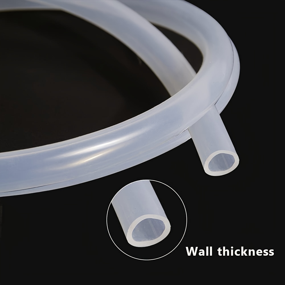 Silicone Tubing Flexible PVC Tubing Food Grade Tube Flexible Water Air Hose  Pipe Line High Temp for Home Brewing Winemaking 