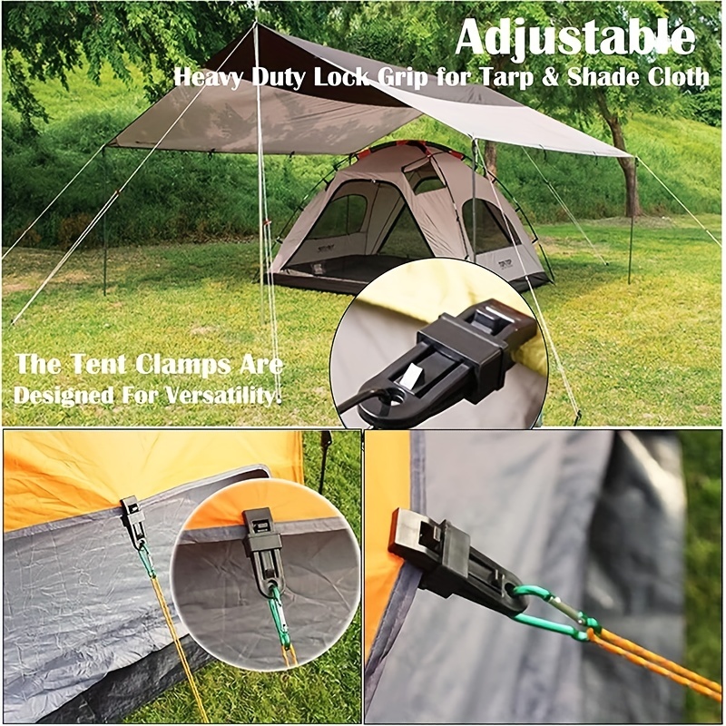 8pcs Outdoor Camping Tent Elastic Rope With Hook Fixed Bundle With Elastic  Rope Hook Camping Canopy Accessories, Free Shipping On Items Shipped From  Temu
