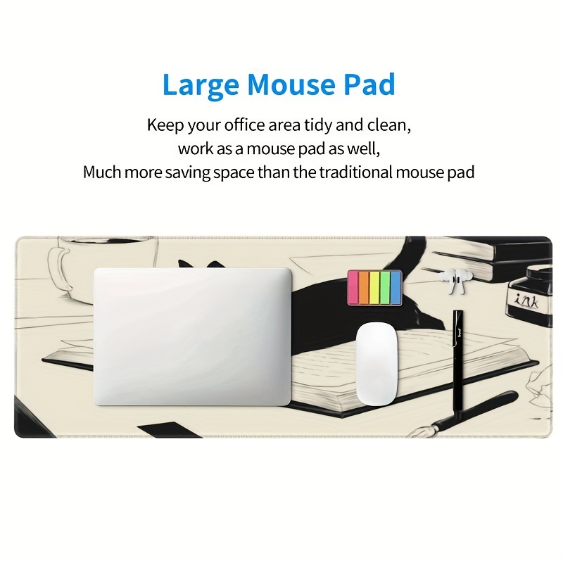 Cheetah Mouse pad Mousepad Beige Office Decor for Women Men Desk