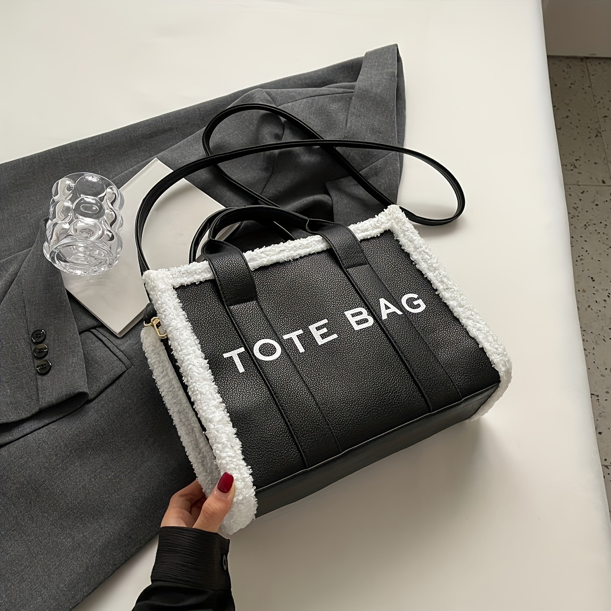 Women's Printed Tote Bag, Elegant Large Capacity Shoulder Bag With Zipper  For Commute & Shopping - Temu