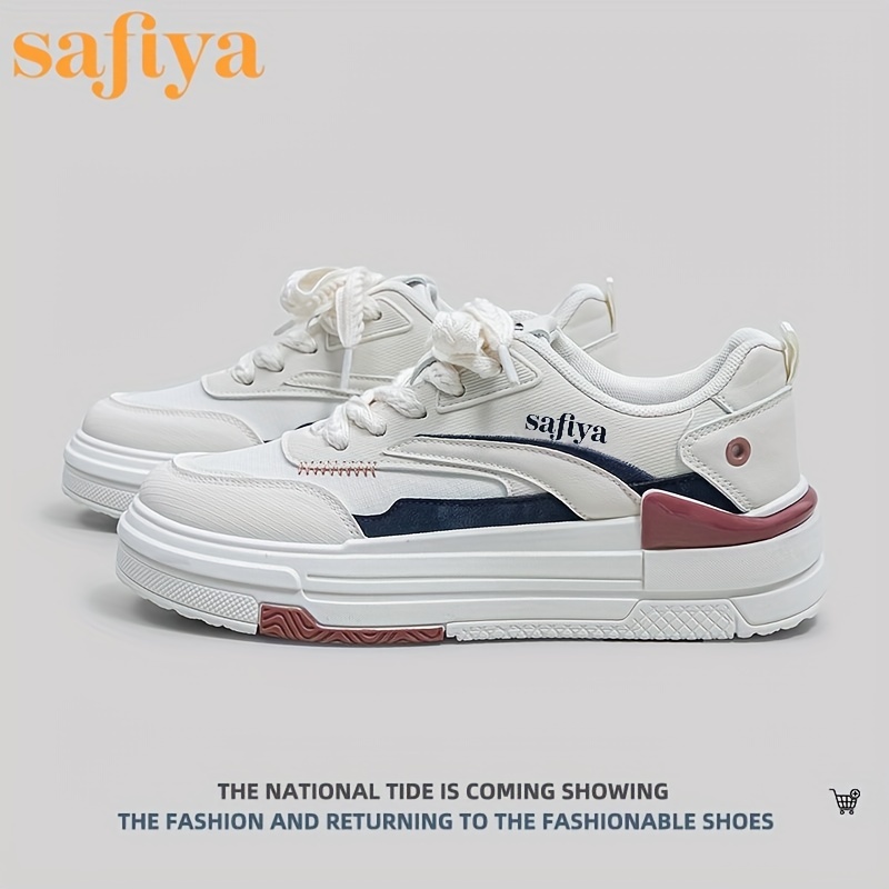 Women's Low Lace Up Flatform Casual Sneakers