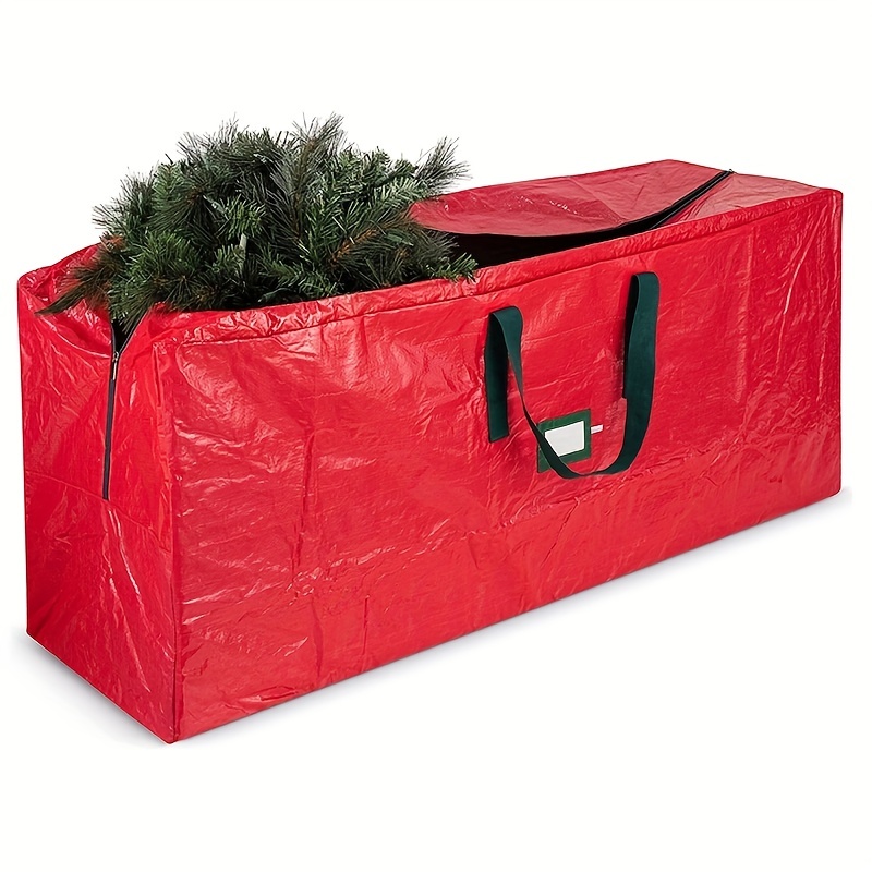 Rangement pour Arbre de Noël, Sac de Rangement pour Sapin de Noël  Décorations et Papier Cadeau (Rouge 100 cm) : : Cuisine et Maison