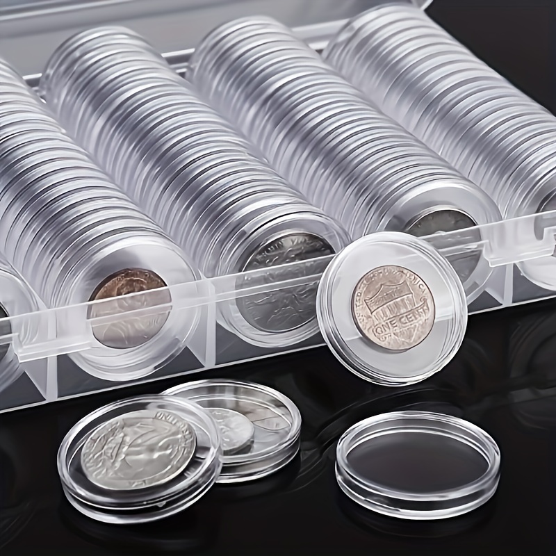 Ensemble de boîtes de rangement pour pièces de monnaie 60 - Temu