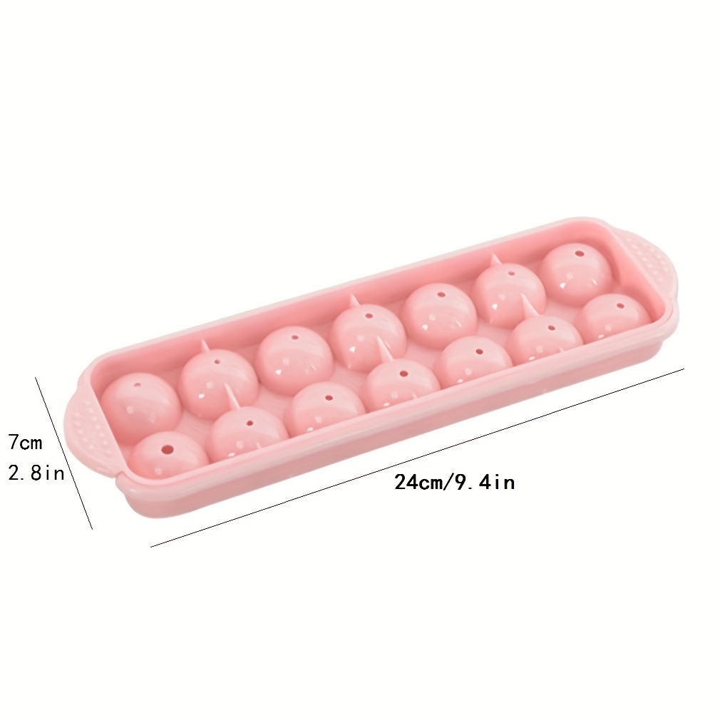 Ice Cube Mold, Plastic Ice Cube Tray, Ball Shape Ice Mold, Multifunctional  Household Chocolate Mold, Ice Cube Trays For Freezer Cocktail Bar Party, Ice  Cream Mold, Kitchen Stuff, Kitchen Tools - Temu