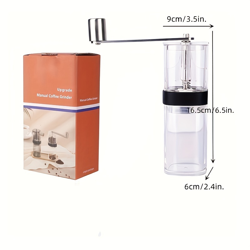 Portable Manual Coffee Bean Grinder With Hand Crank - Fine To Coarse Grind  For Espresso And Travel - Perfect Coffee Accessory - Temu