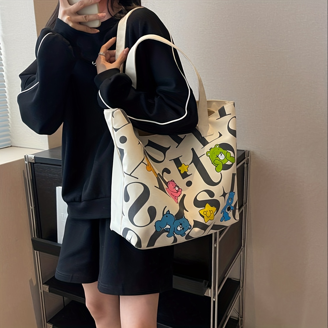 Casual Ladies' bag Fashion Shopping Shoulder Bag Large Capacity