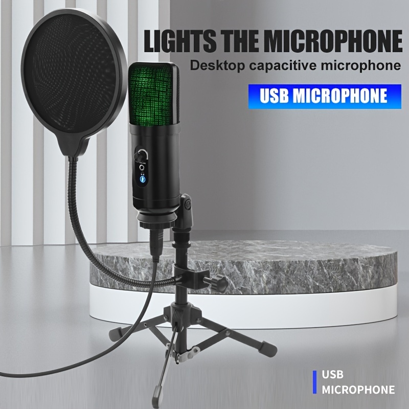 Microphone À Condensateur USB Professionnel Adapté Aux - Temu Belgium