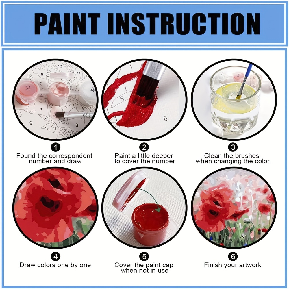 8 Paint by Numbers Tips: Enjoy Your Canvas - Smiling Colors