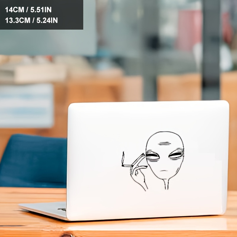1pc Rauchender Alien aufkleber Laptop Wasserflasche Auto Lkw - Temu Germany