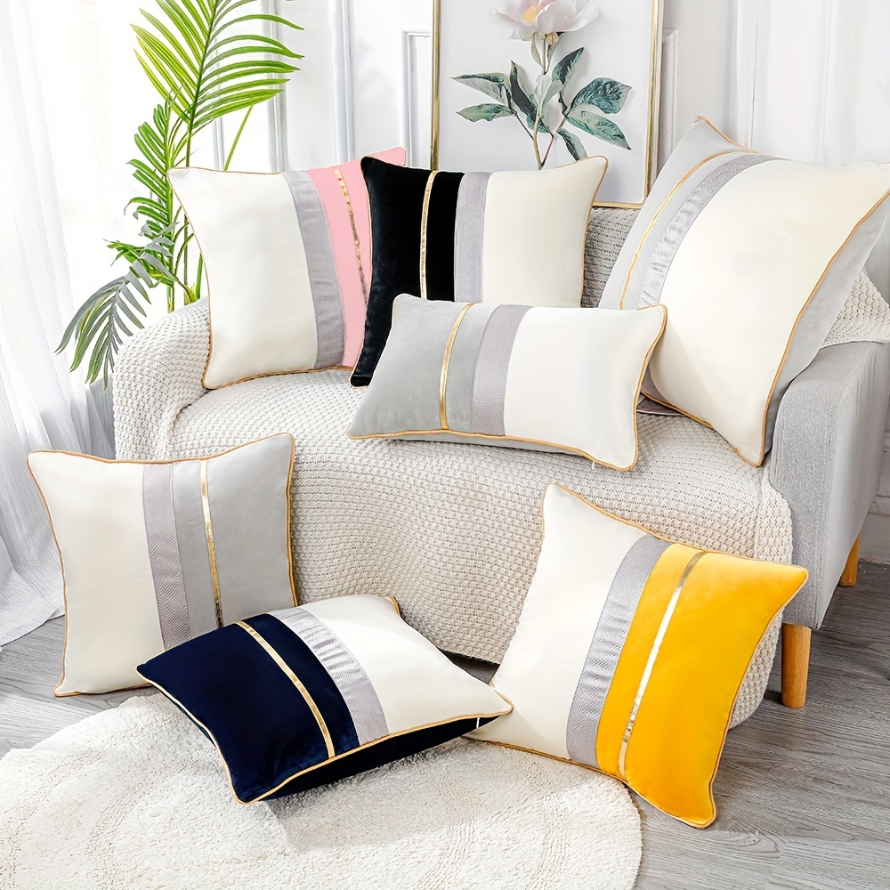 Luxury Throw Pillows - Bedroom & Living Room Designer Decorative Pillows