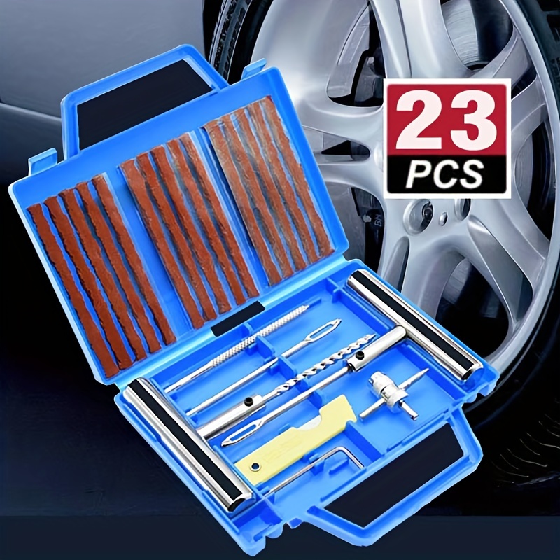 Kit di strumenti per la riparazione di pneumatici per auto con strisce di  gomma Set di