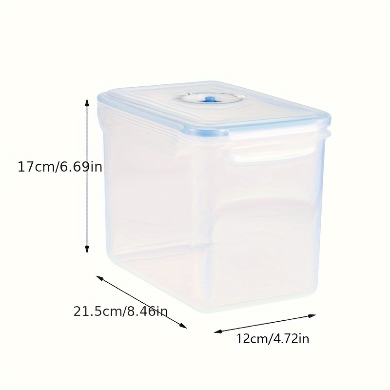 500ml+1400ml+3000ml Vacuum Container Large Capacity Food Vacuum Storage Box Square Plastic Containers Vacuum Sealer Box