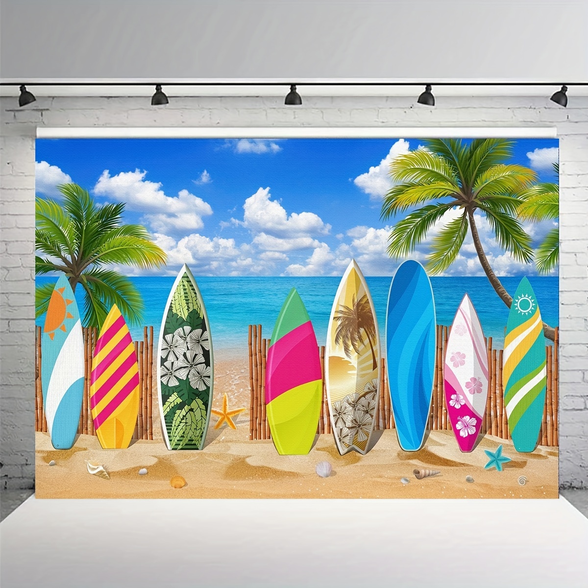 6 'tabla de surf decoración de la tabla de surf hawaiana playa
