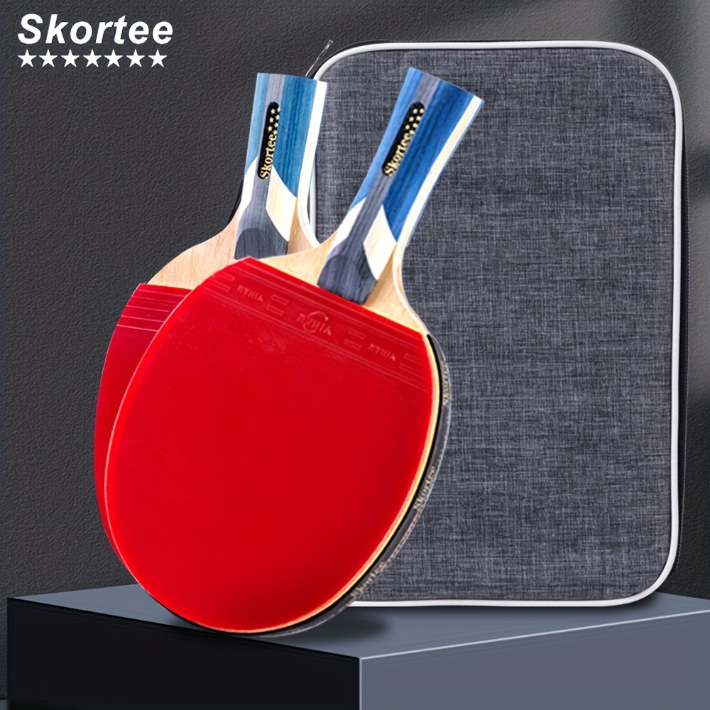 Raqueta de Ping Pong profesional de 6 estrellas, palo de tenis de mesa de  carbono, paleta