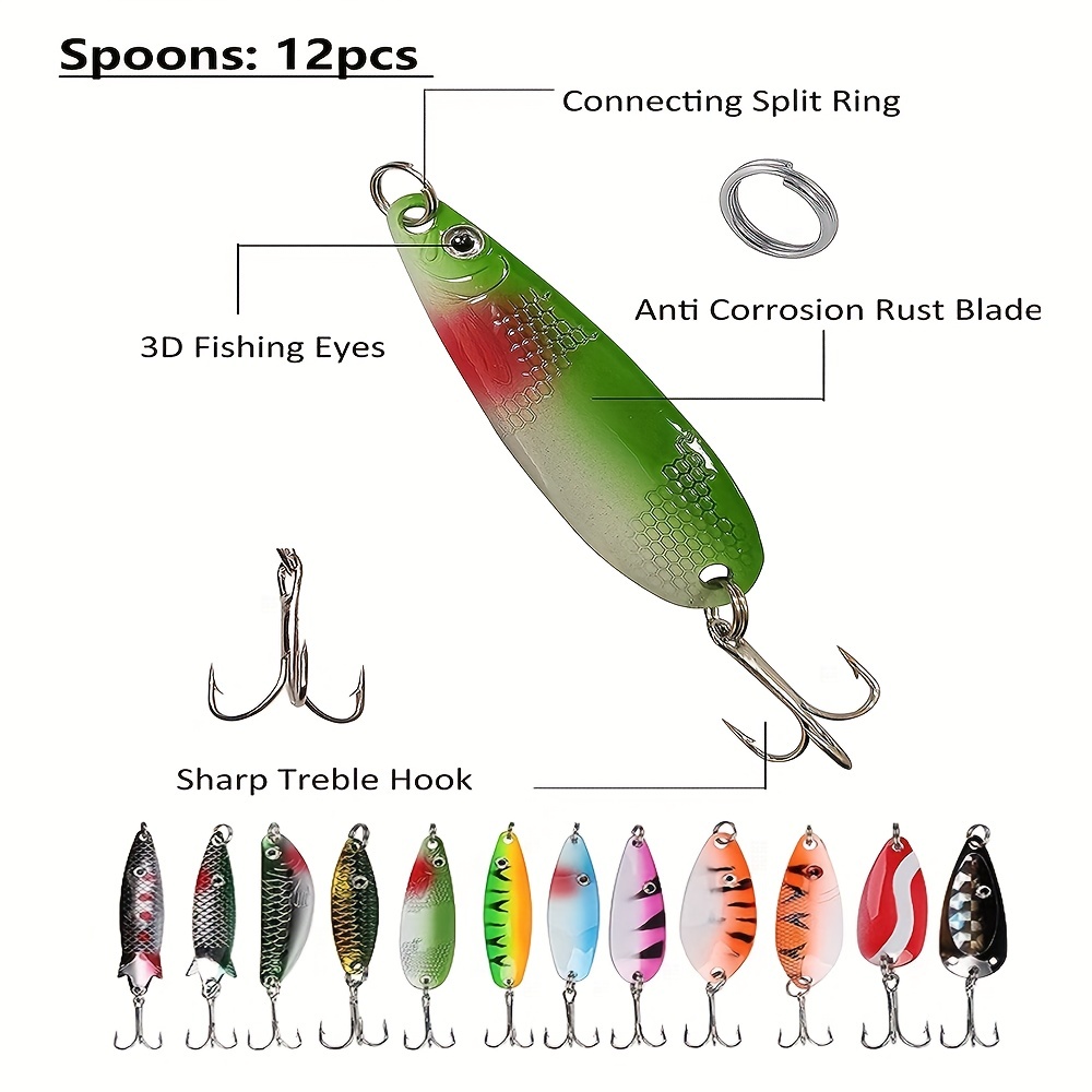 Spinnerbait Fishing Lures Bass Fishing Bait Bass Trout Salmon