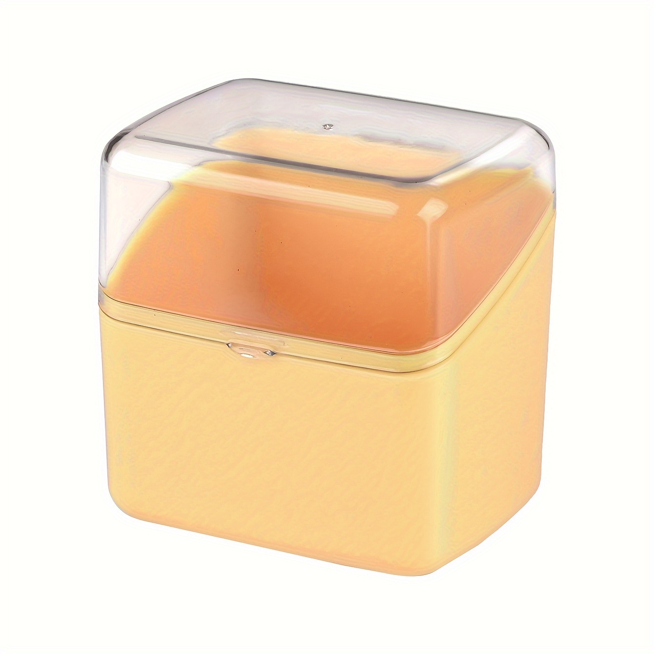 1pc Cheese Storage Box, Fridge Airtight Food Container With Flip Top Lid  For Butter, Vegetables, And Seasoning Storage
