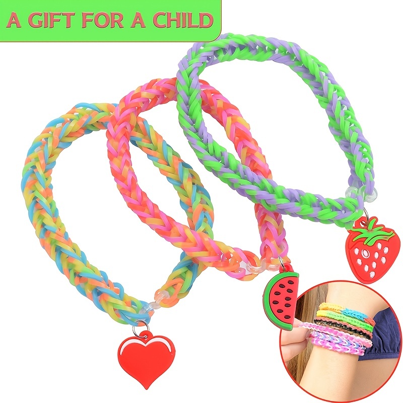 2500+ Rubber Band Bracelet Kit, Kids' Loom Set, Bands Refill Friendship  Bracelet