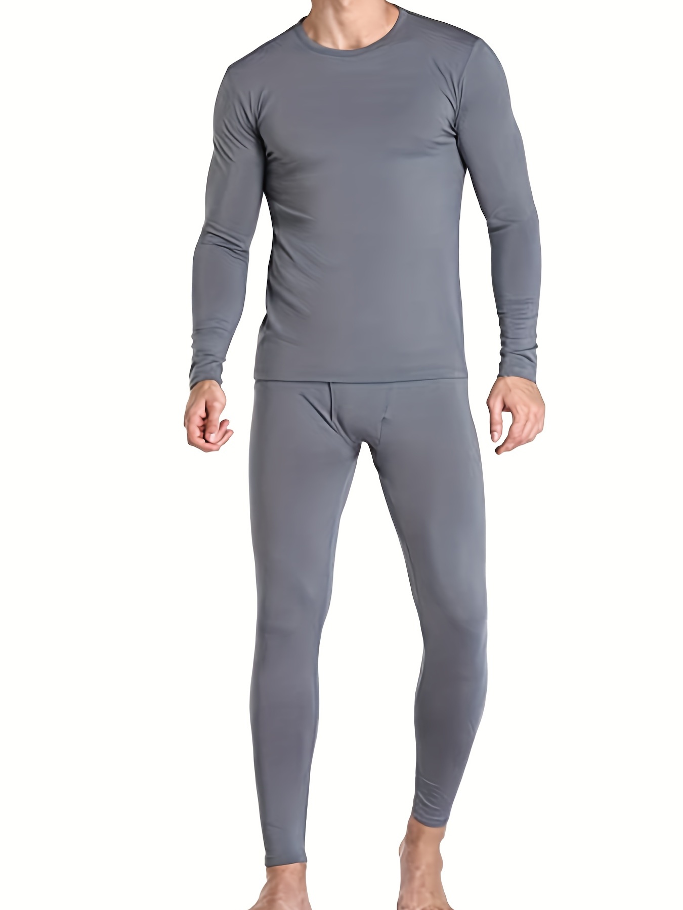 Men's Long John Thermal Underwear, Base Layer Sets