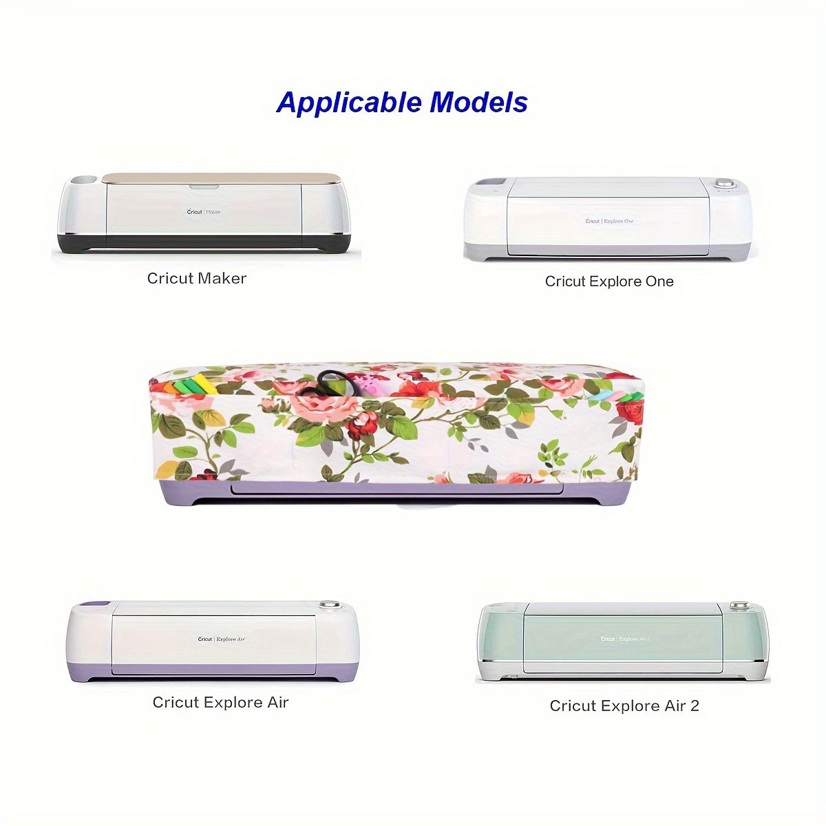 Ginsco Waterproof Dust Cover for Cricut Maker 3, Cricut Maker, Cricut  Explore Air 2, Cricut Maker Cover with 3 Front Pockets for Cricut  Accessories