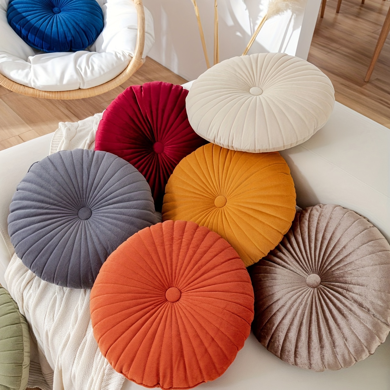 Nordic living room velvet throw pillow sofa back pillow office