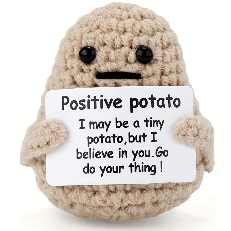 Positive Potato, 2 Inch Funny Positive Potato Gift