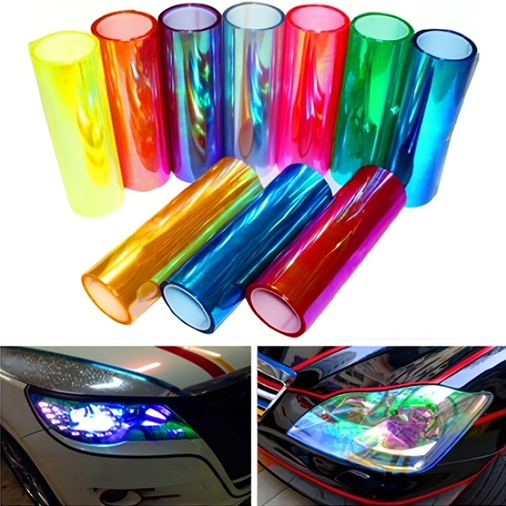 30cm*8m/11.81*314.96in Auto Styling Fari Veicolo Fanali Posteriori Luci  Traslucenti Pellicola Vinilica Cambio Colore Adesivi Accessori Auto - Temu  Italy