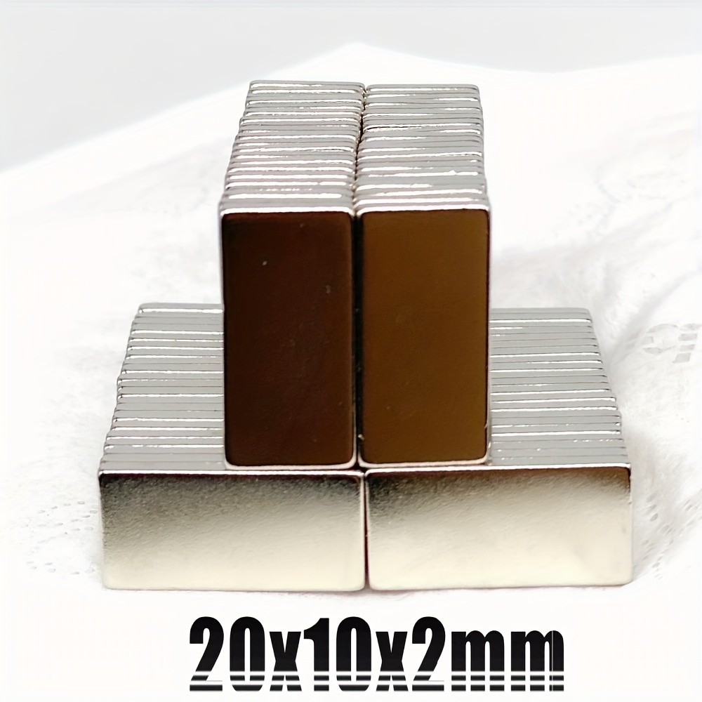 10pcs 20x10x2 Neodymium Magnets N35 NdFeB Block