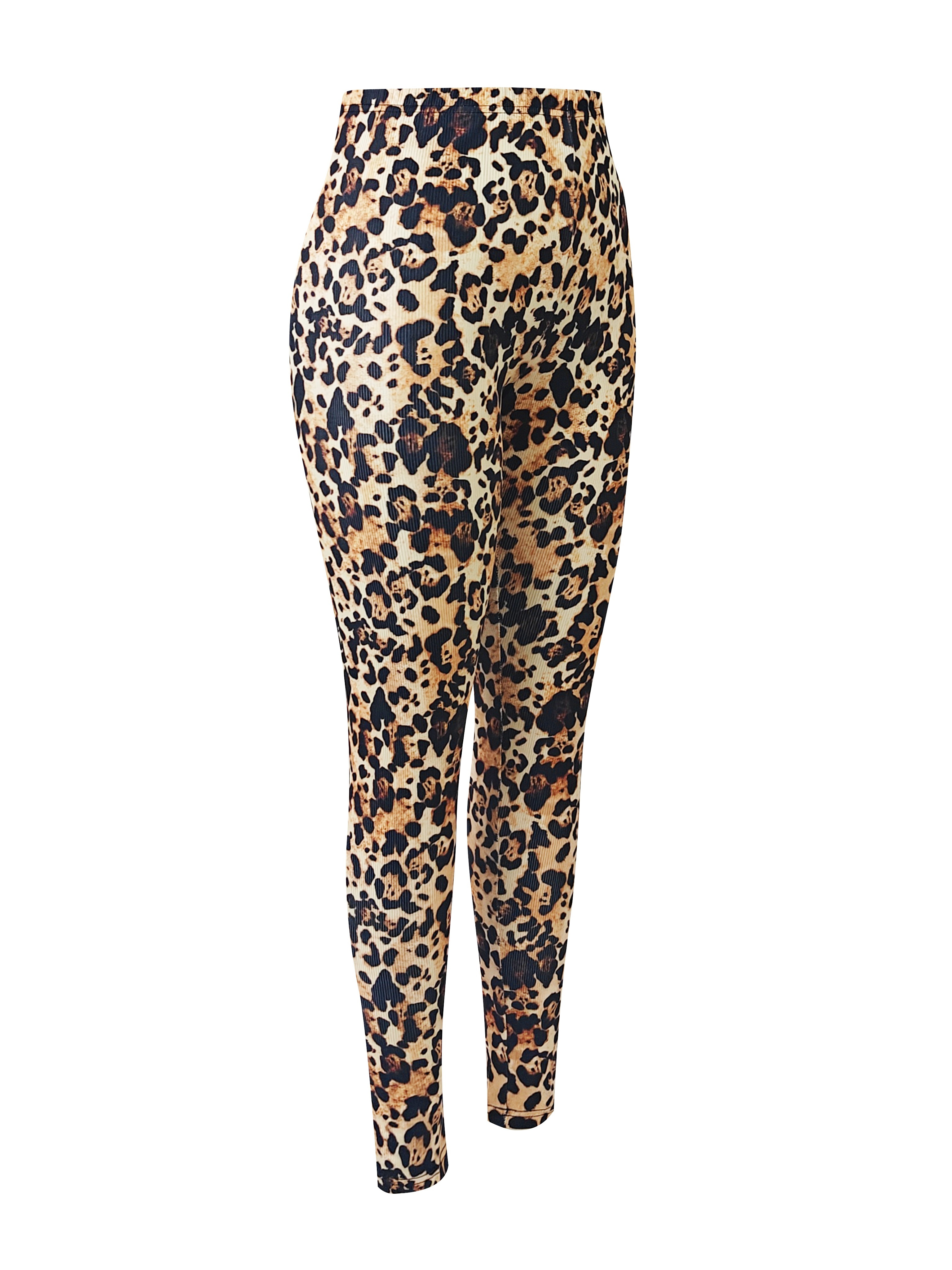 Leopard Print Yoga Pants High Stretch Running Fitness - Temu