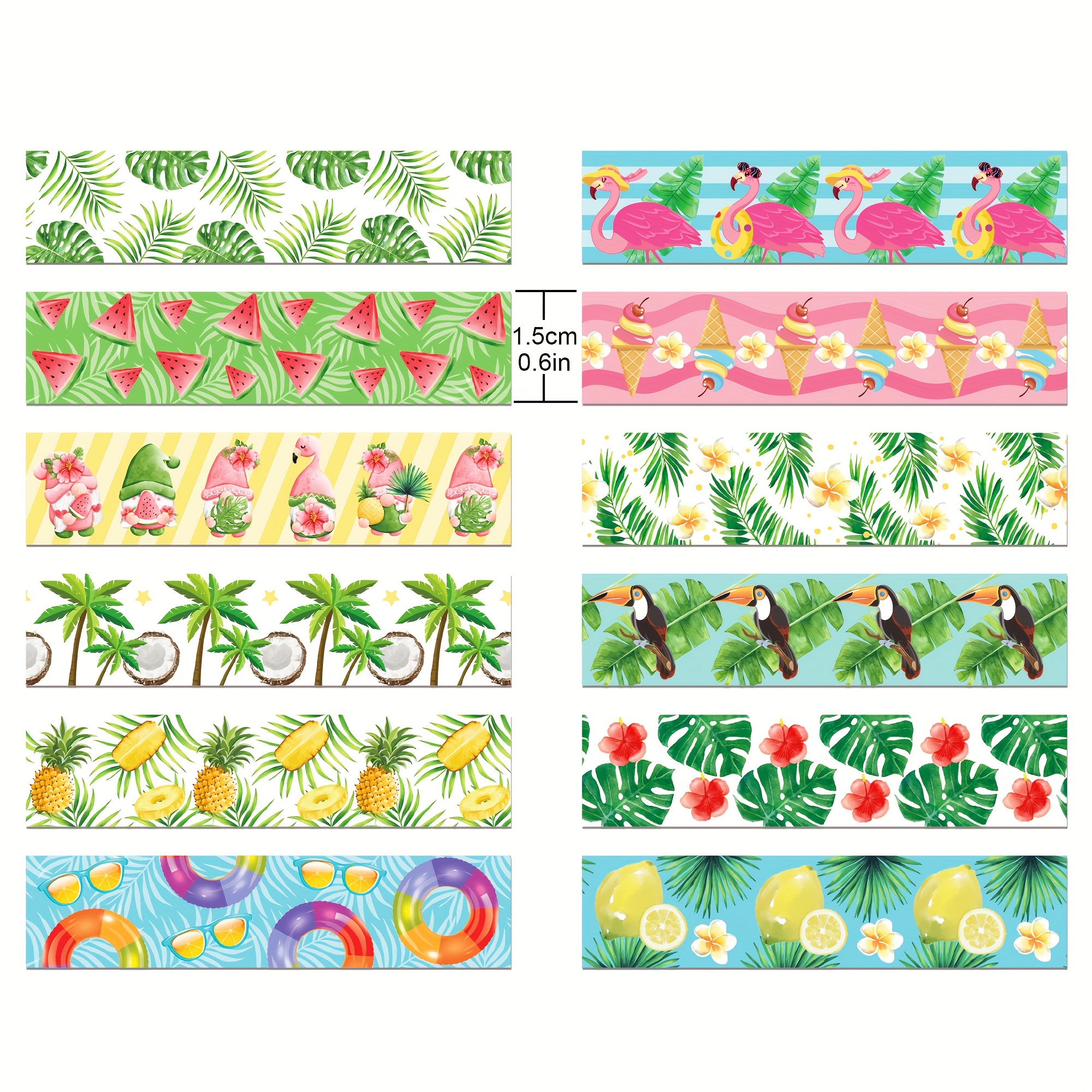 Washi Tape flamingo / Colorful Masking Tape / Scrapbooking / 