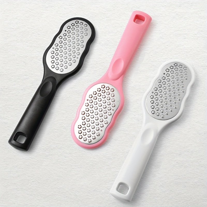 Foot Callus Remover Scrubber Stainless Foot Grater Heel File Hard Skin Rasp  Grinding Foot File Remove Dead Skin black 