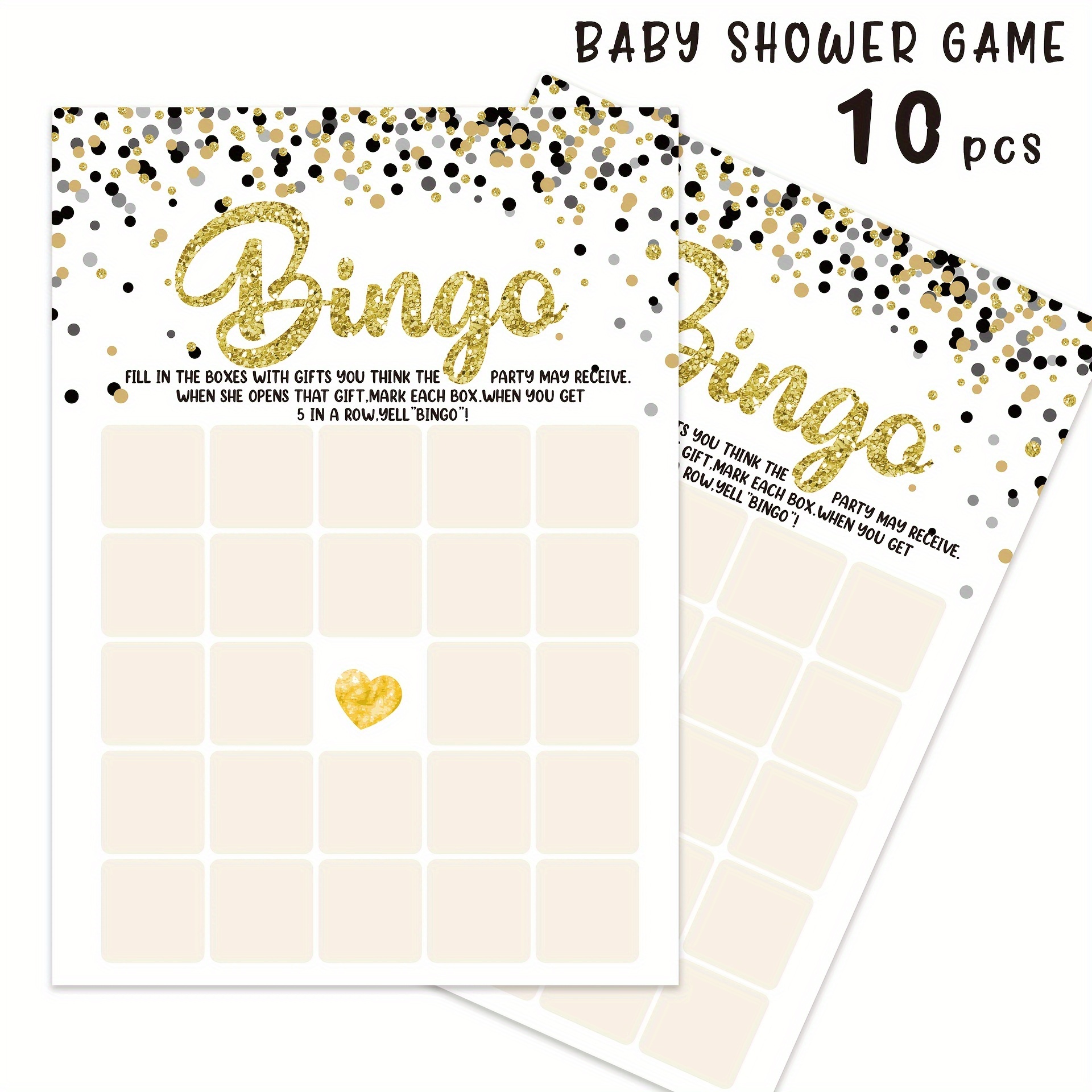 Giochi per baby shower, 7 in 1, gioco di attività per bambini, 14 pezzi