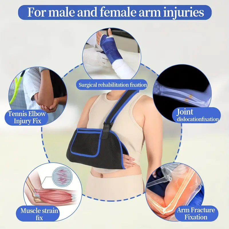 Arm Sling Shoulder Injury Rotator Cuff Torn Wrist Elbow - Temu