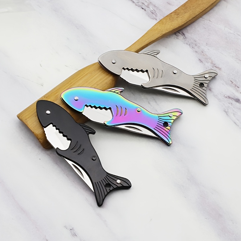 Shark shaped Mini Portable Folding Knife Perfect For Outdoor - Temu