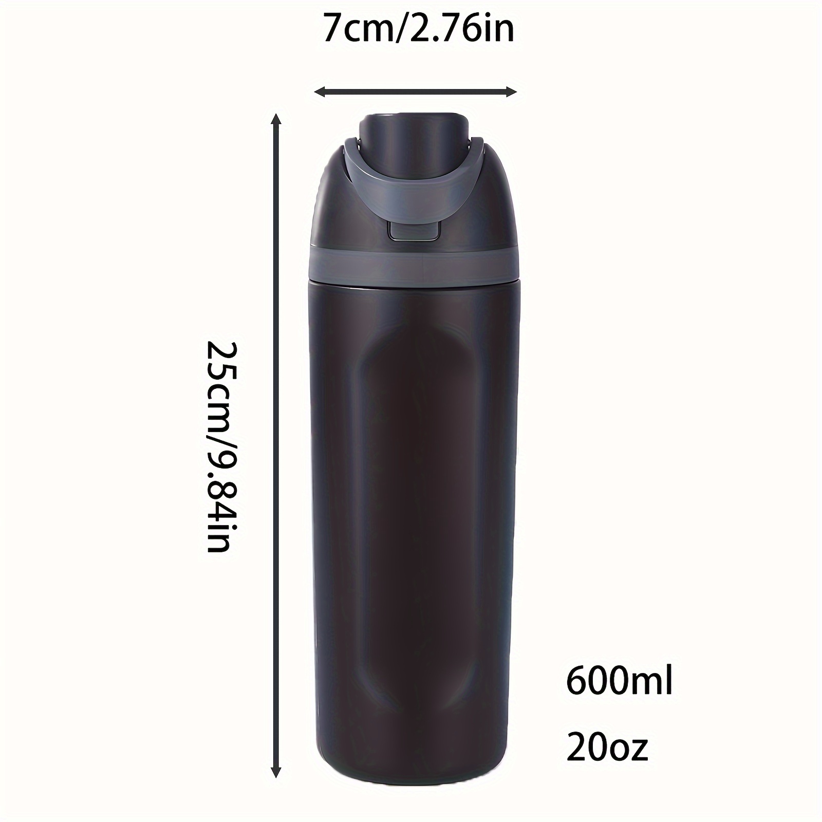 Tazas 2L Botella De Agua Termos De Acero Inoxidable Grande Para El Matraz  De Aspiración Fría Con Paja 230815 De 8,06 €