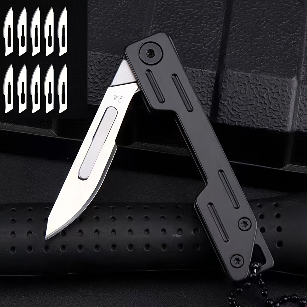 Creative Knife Sharp Mini Keychain Pendant Carry-on Disassembly Express  Knife Portable Open Box Knife Utility Knife Outdoor Multifunctional Paper  Cutt