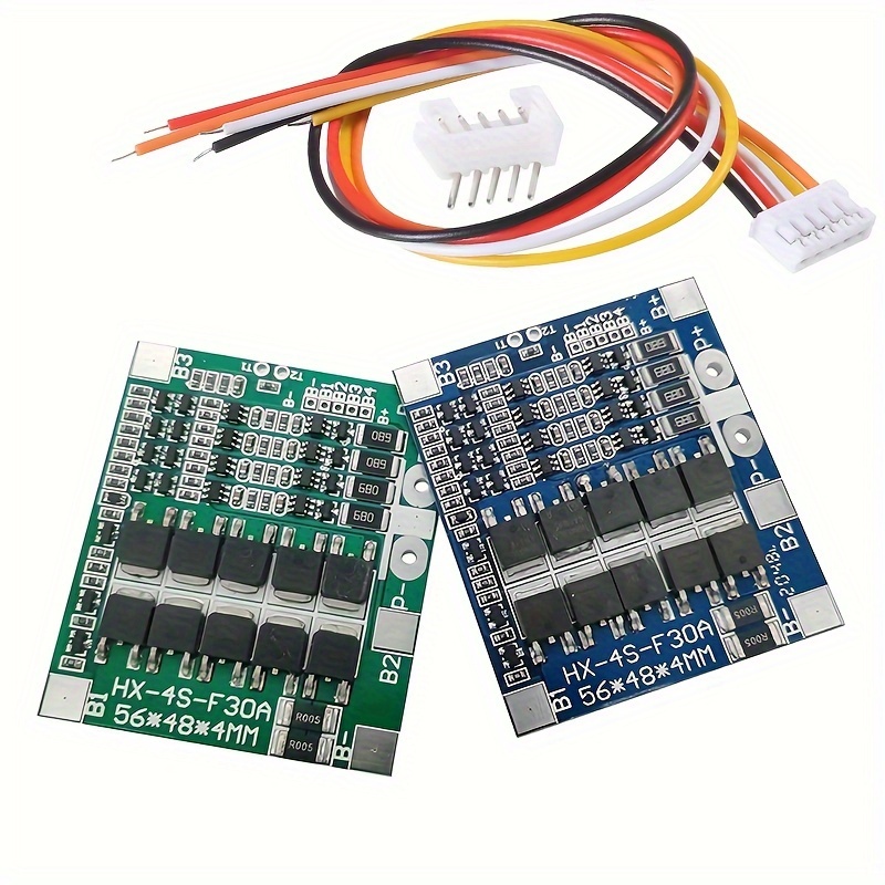 

Bms 4s 3.2v 3.7v 30a Lifepo4/ Lithium Battery Charge Protection Board 12.8v 14.4v 18650 32650 Battery Packs With Balance