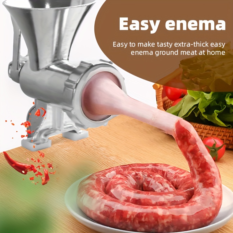 Sausage Maker Machine, Household Manual Meat Grinder, Hand Crank