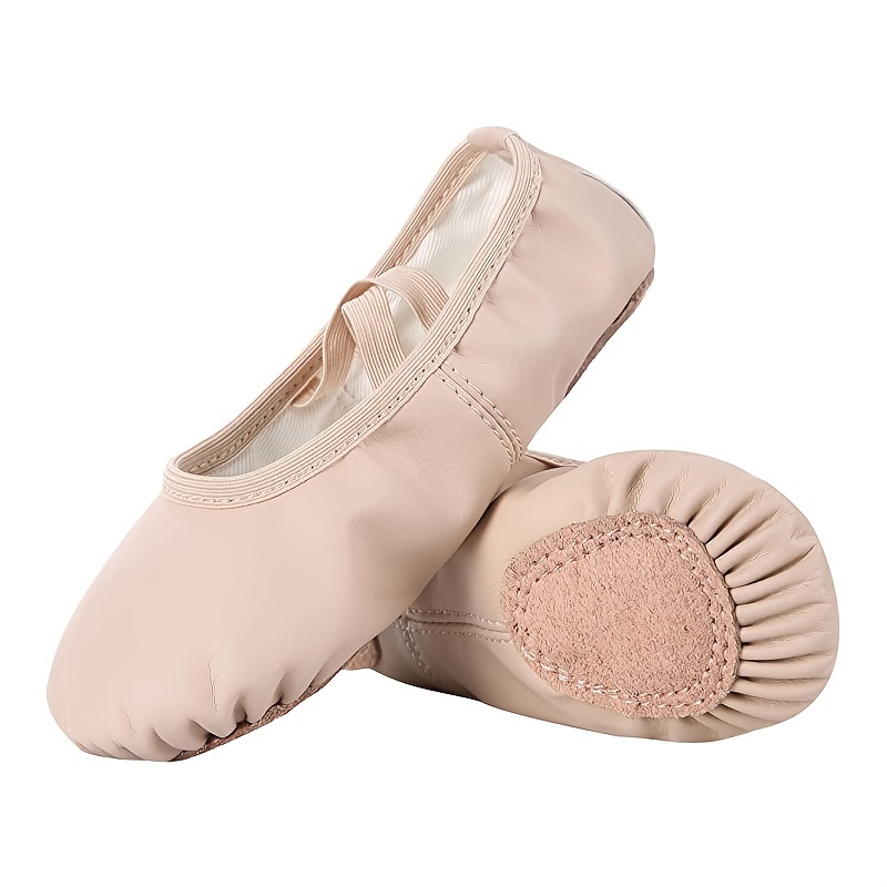 Stelle Zapatos de ballet para niñas, zapatillas de ballet de lona para  yoga, sin atar, zapatos de baile para niños (bebé/pequeño/niño grande)