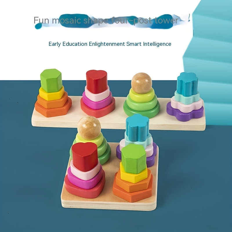 Smart Kids Formes et couleurs 21pcs Jouet de tri d'apprentissage +
